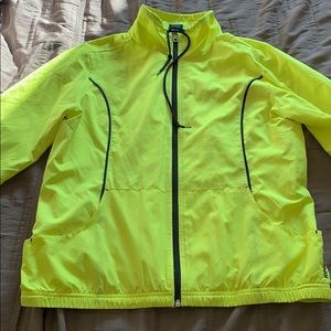 Reebok Neon Yellow Windbreaker